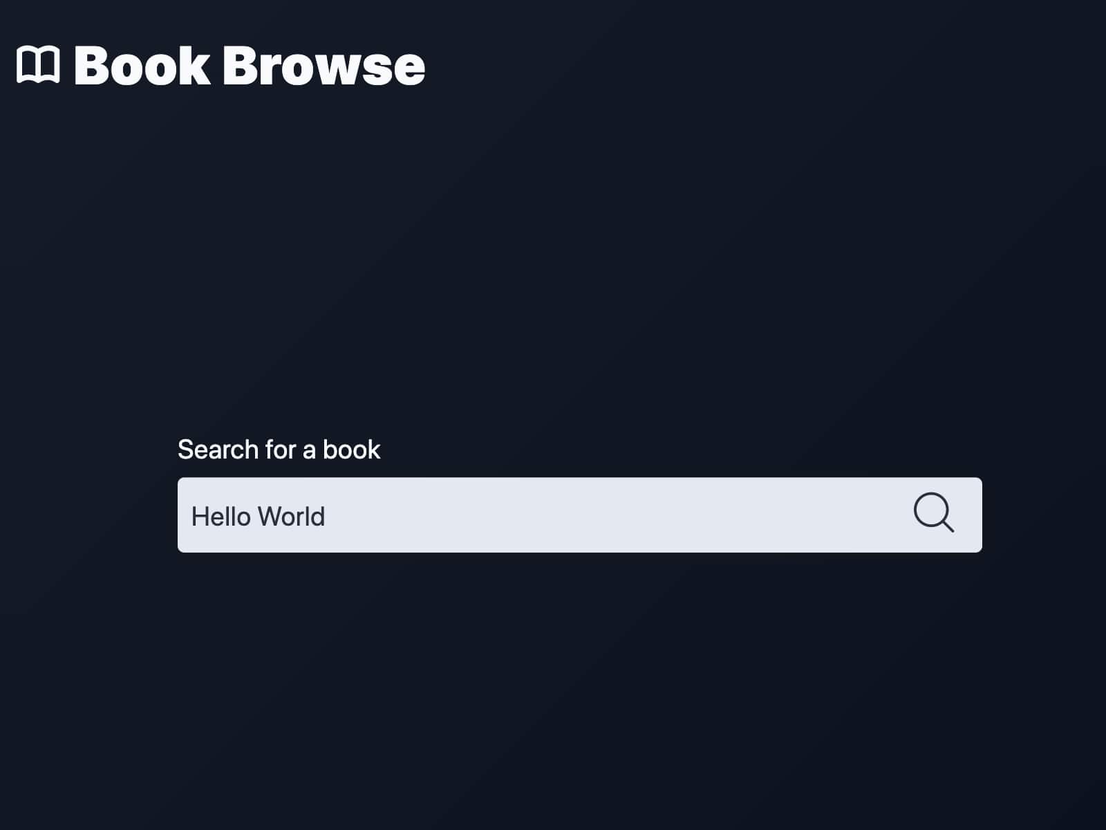 book searching app